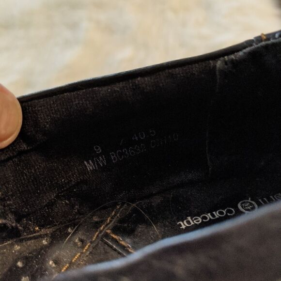 Born Concept Peggy Clog black leather BC3632 sz 9 - Picture 5 of 6